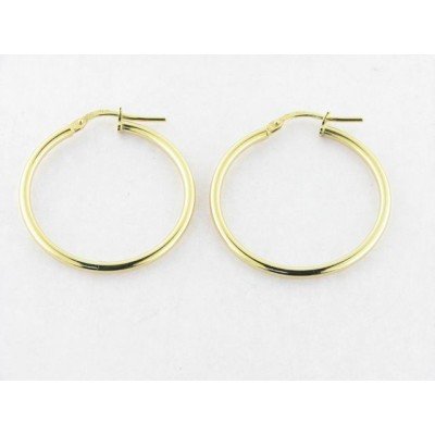 Pendientes Aro Plata Chapada