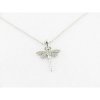 Lotus colgante plata libelula