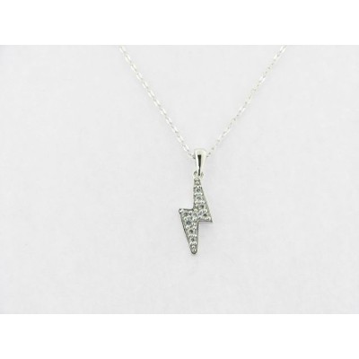Lotus colgante plata rayo