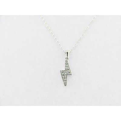 Lotus colgante plata rayo