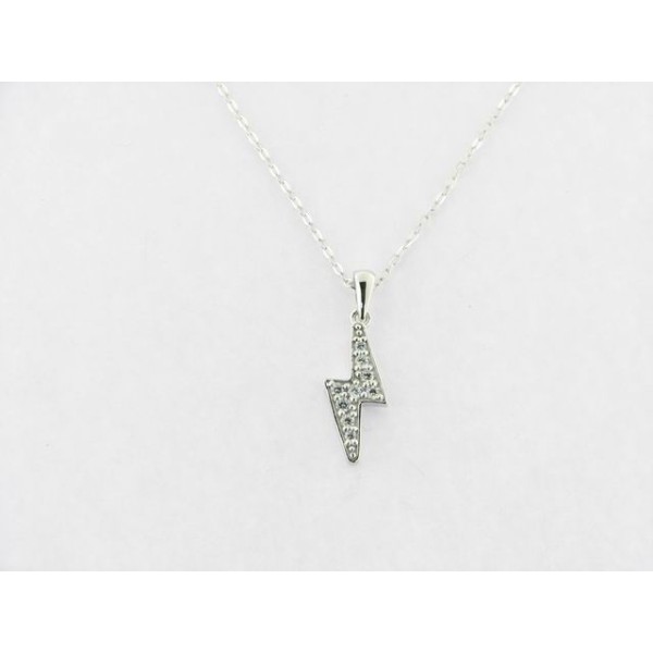 Lotus colgante plata rayo