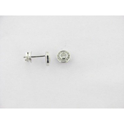 Lotus pendientes plata circontas