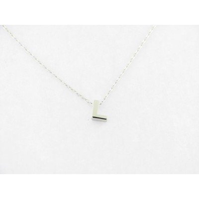 Colgante Letra " L " Plata