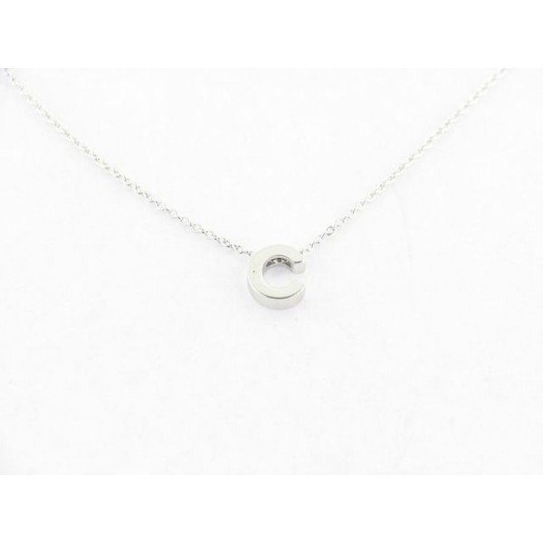 Colgante Letra " C " Plata