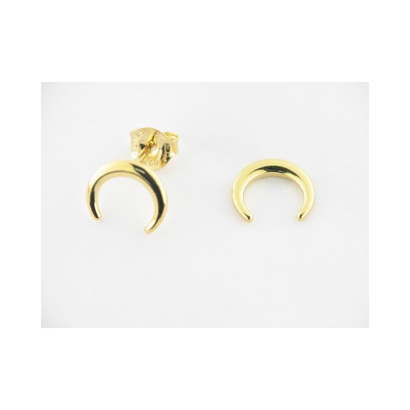 Lotus plata pendientes chapado