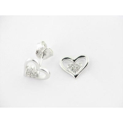 Lotus Plata Pendientes