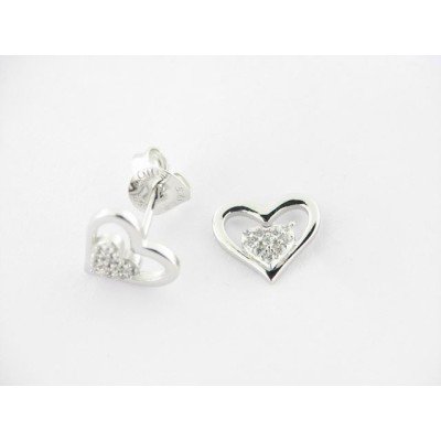 Lotus Plata Pendientes