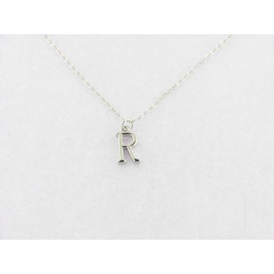 Colgante inicial r plata c/cad