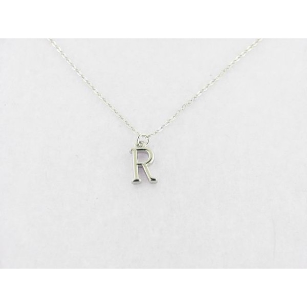 Colgante inicial r plata c/cad