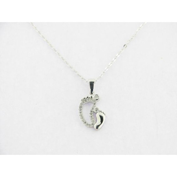 Lotus Colgante Plata Piedras
