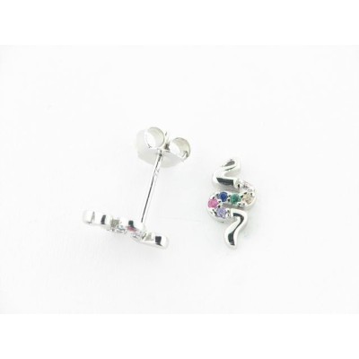Pendientes Plata Piedras