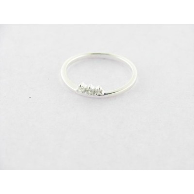 Anillo Plata Piedras