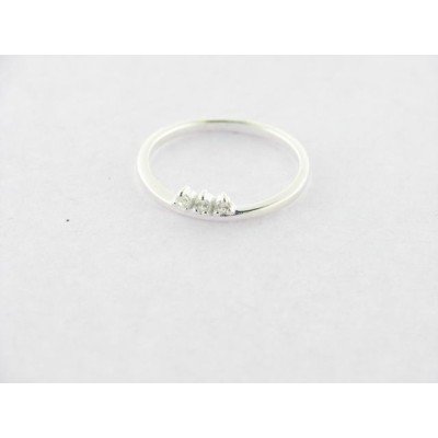 Anillo Plata Piedras