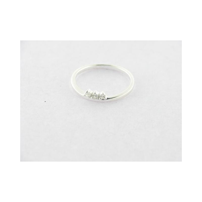 Anillo Plata Piedras