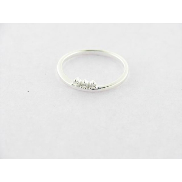 Anillo Plata Piedras