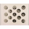 Arras Plata 20 mm Biblicas Juego  c/Estuche