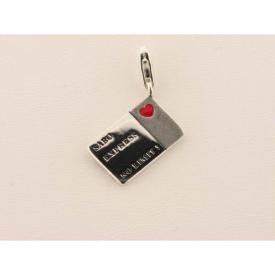Charm Tarjeta de Credito Roja