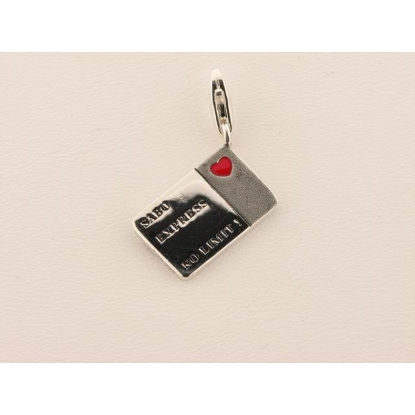 Charm Tarjeta de Credito Roja