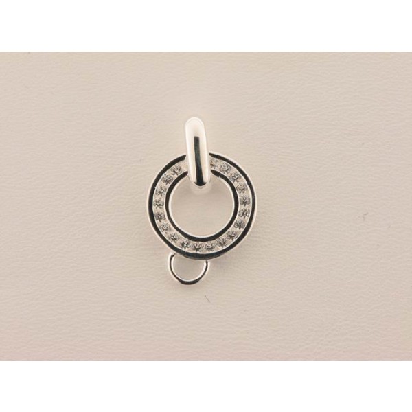 Charm Colgante Piedra Blanca 13