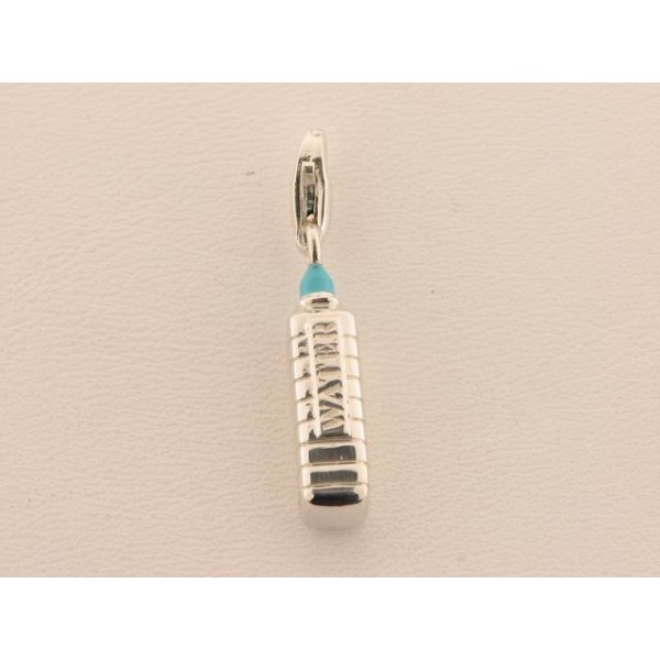 Charm Botella Agua Plata