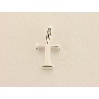 Charm Inicial T Plata Rodio