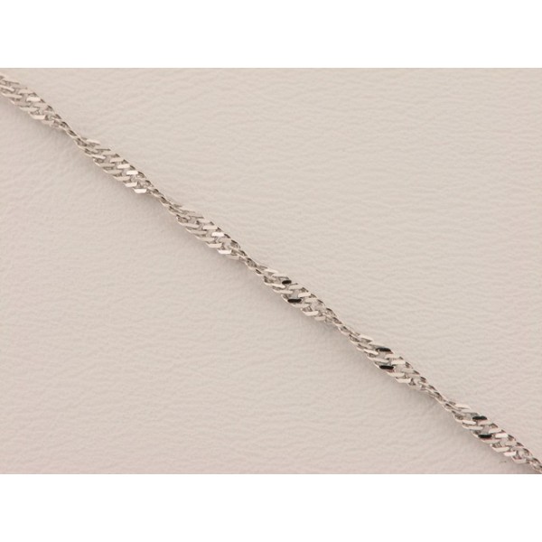 Cadena Oro Blanco 40 Cm