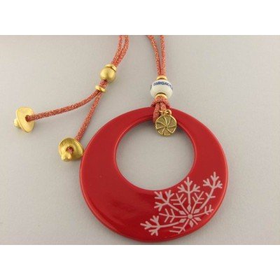 Colgante copo rojo