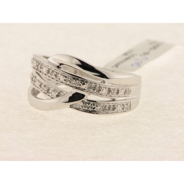 Sortija Oro Blanco Diamantes