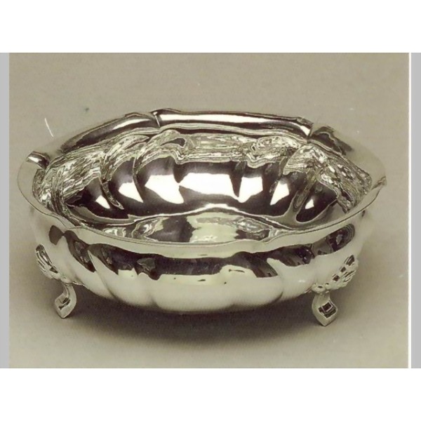 Centro plata ondas 16 cm c/patas