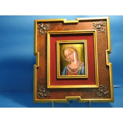 Marco Esmalte Virgen Pesellino