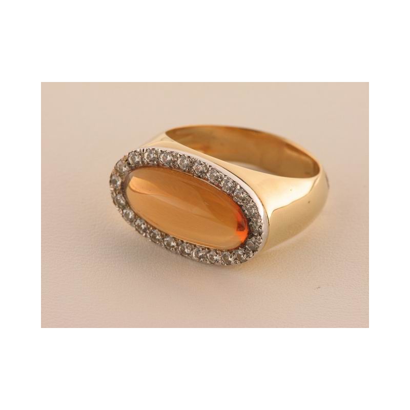 Sortija Oro Piedras