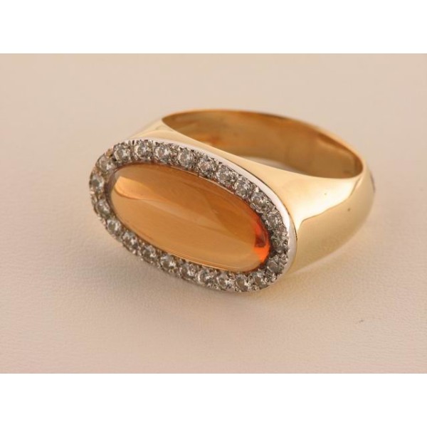 Sortija Oro Piedras