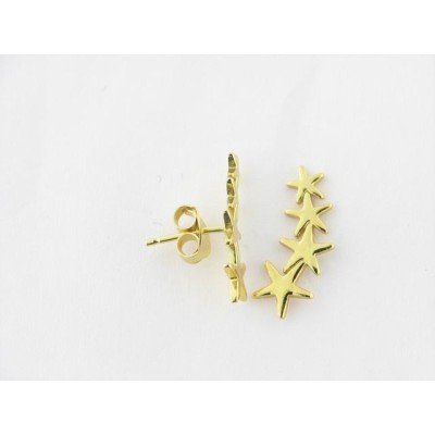 Viceroy Pendientes Plata Chapada