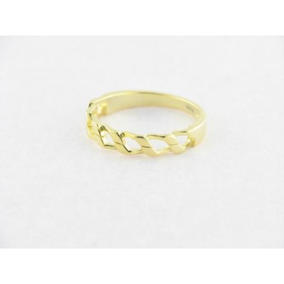 Anillo Plata Chapada