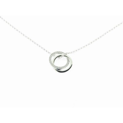 Lotus Gargantilla Plata Piedras