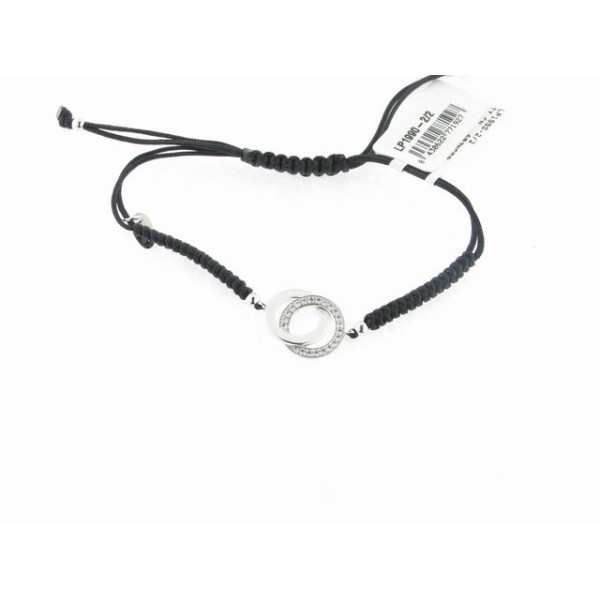Lotus Pulsera Plata Hilo Piedras
