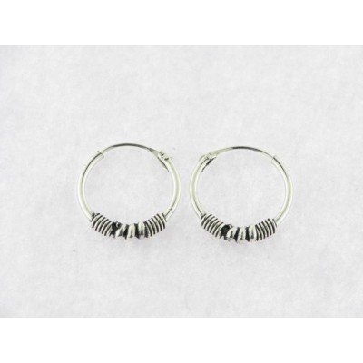 Pendientes aro plata