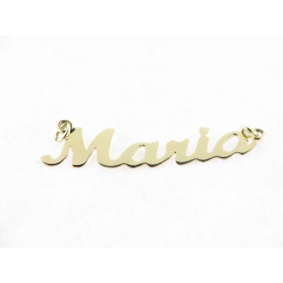 Colgante Oro Nombre Maria