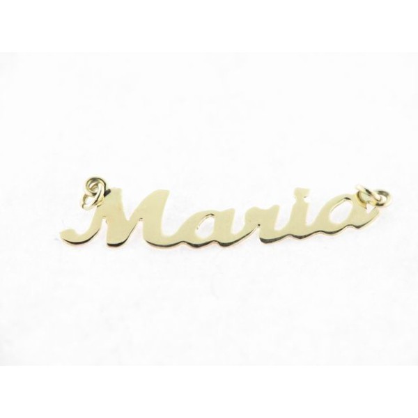 Colgante Oro Nombre Maria