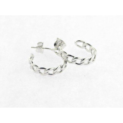 Lotus Pendientes Aro Plata