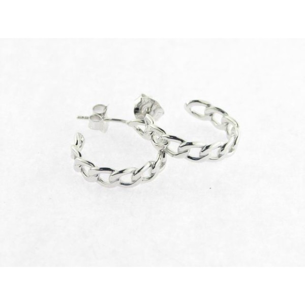 Lotus Pendientes Aro Plata