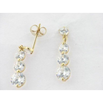 Pendientes Oro Piedras