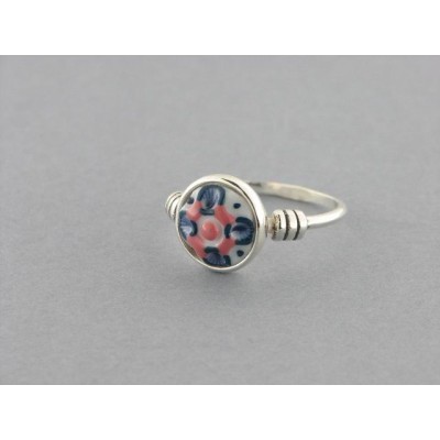 Anillo nº 1 Boton Plata