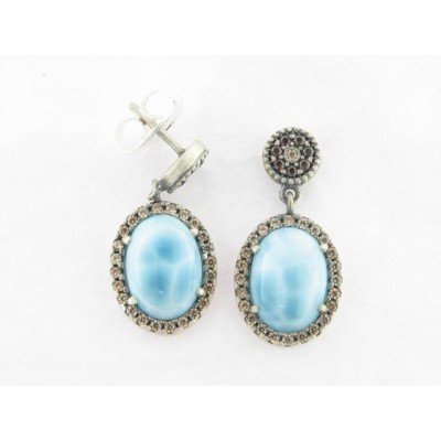 Raive Pendientes Plata Piedras