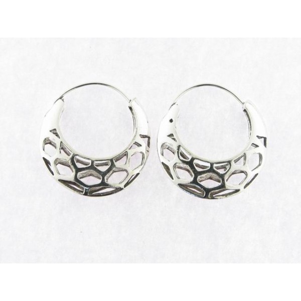Pendientes aro plata