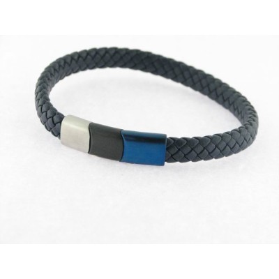 Viceroy pulsera acero cuero