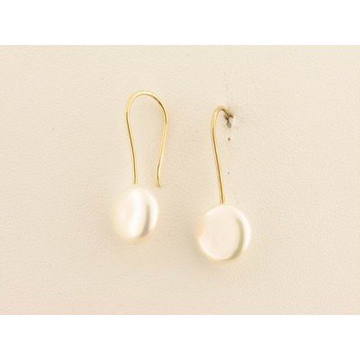Pendientes Oro Perla