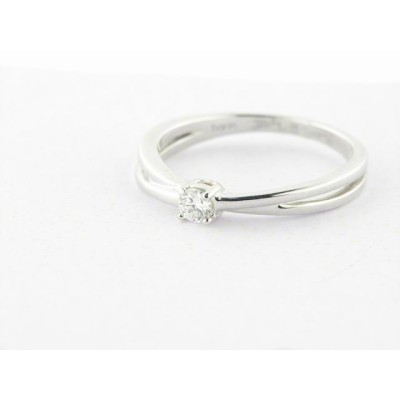 Sortija Oro Blanco Diamante
