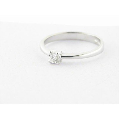 Sortija Oro Blanco Diamantes