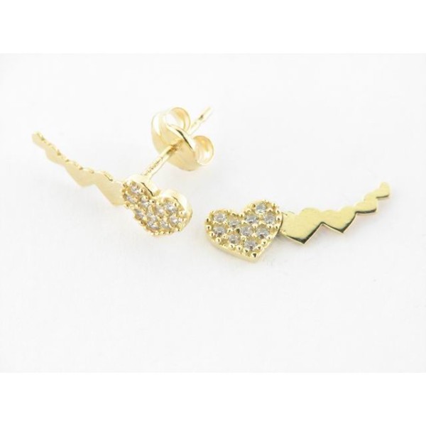 Pendientes Oro Zirconitas